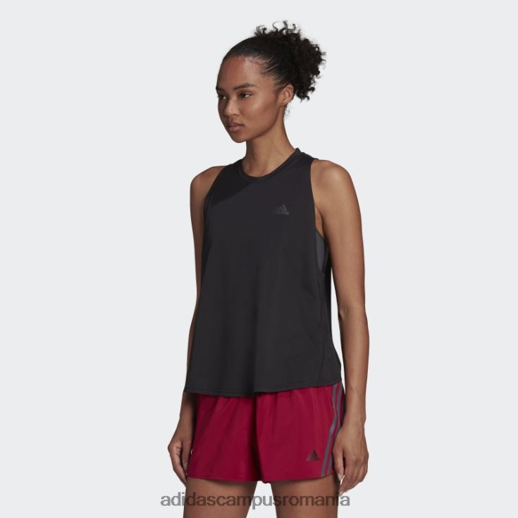 adidas campus romania rulați pictograme rulând maiou negru femei negru J266N222664
