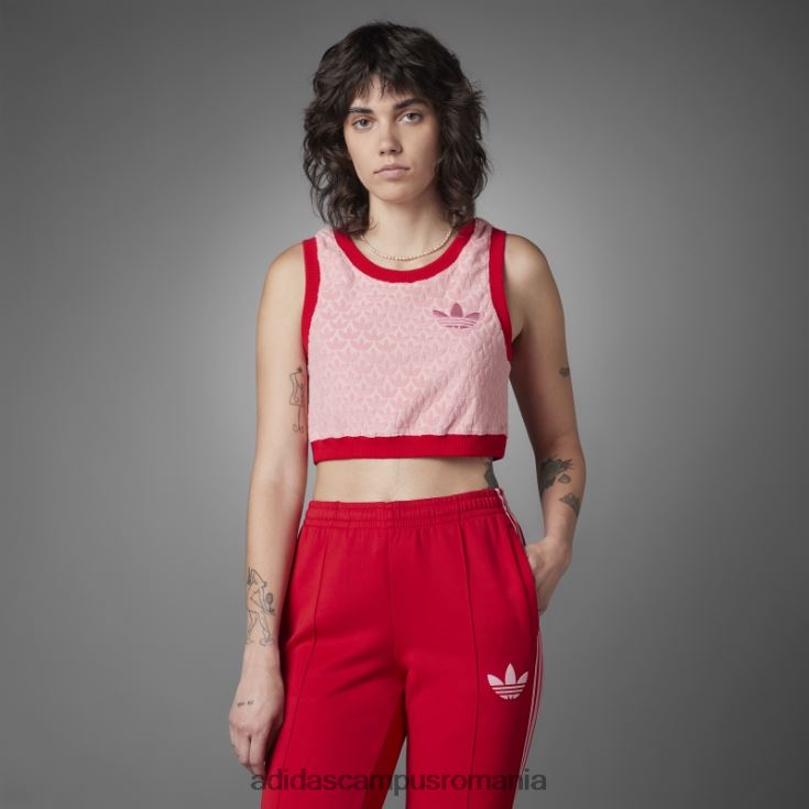 adidas campus romania super pop adicolor heritage acum monogram crop top femei super pop J266N222445