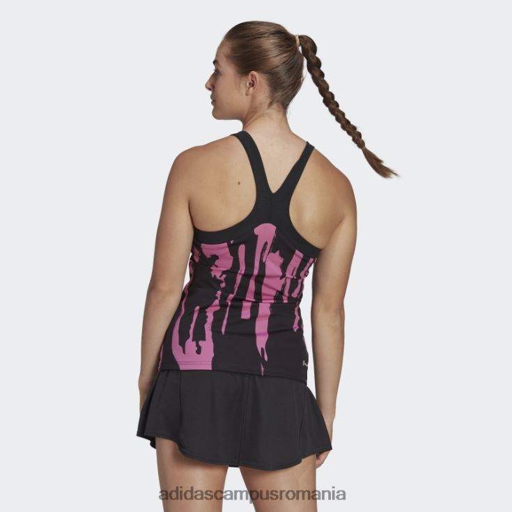 adidas campus romania thebe magugu tenis new york maiou și-back negru femei negru/liliac J266N222783