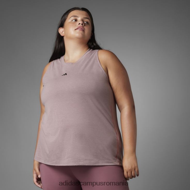 adidas campus romania top de yoga echilibru autentic (plus mărime) violet femei Violet J266N222711