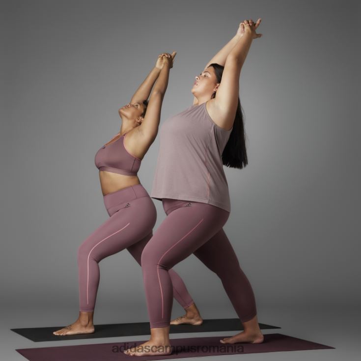 adidas campus romania top de yoga echilibru autentic (plus mărime) violet femei Violet J266N222711