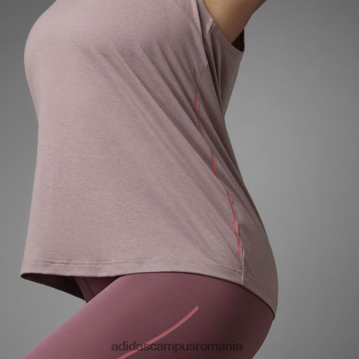 adidas campus romania top de yoga echilibru autentic (plus mărime) violet femei Violet J266N222711