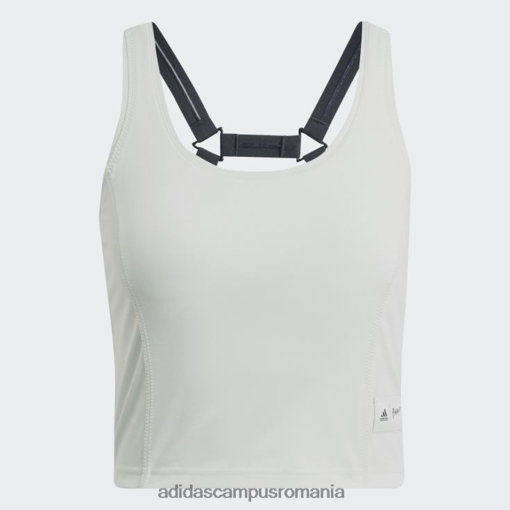 adidas campus romania verde parley run for the oceans cropped tank top adidas femei verde J266N222881