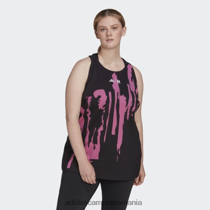 adidas campus romania x thebe magugu tenis new york y-tank top (plus size) black fashion femei negru/liliac J266N222645
