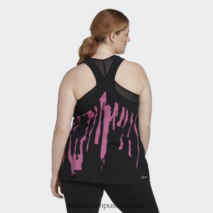 adidas campus romania x thebe magugu tenis new york y-tank top (plus size) black fashion femei negru/liliac J266N222645