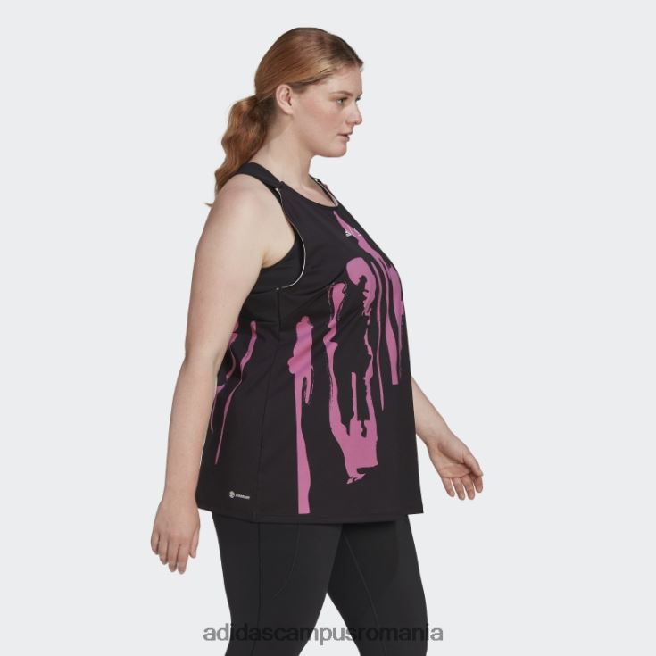 adidas campus romania x thebe magugu tenis new york y-tank top (plus size) black fashion femei negru/liliac J266N222645