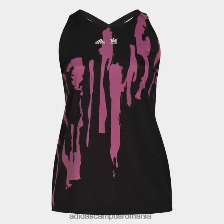 adidas campus romania x thebe magugu tenis new york y-tank top (plus size) black fashion femei negru/liliac J266N222645