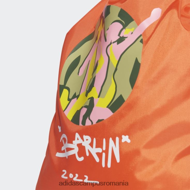 adidas campus romania berlin maraton 2022 sac de sport portocaliu unisex portocale J266N216057