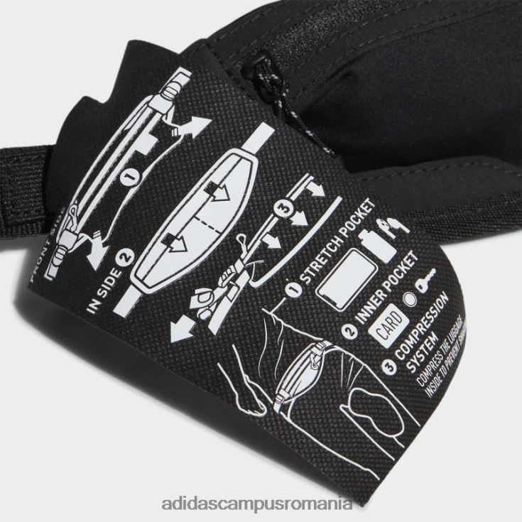 adidas campus romania geantă neagră de alergare fierbinte unisex negru J266N27457