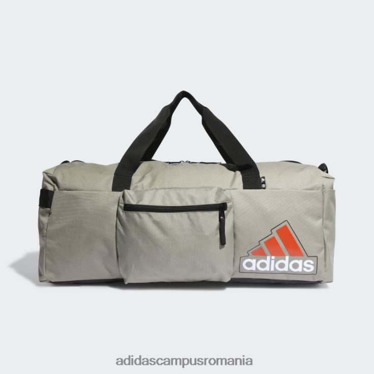 adidas campus romania Essentials geanta sezonieră duffel pebble mediu argintiu unisex pietriș argintiu/alb/roșu J266N216027