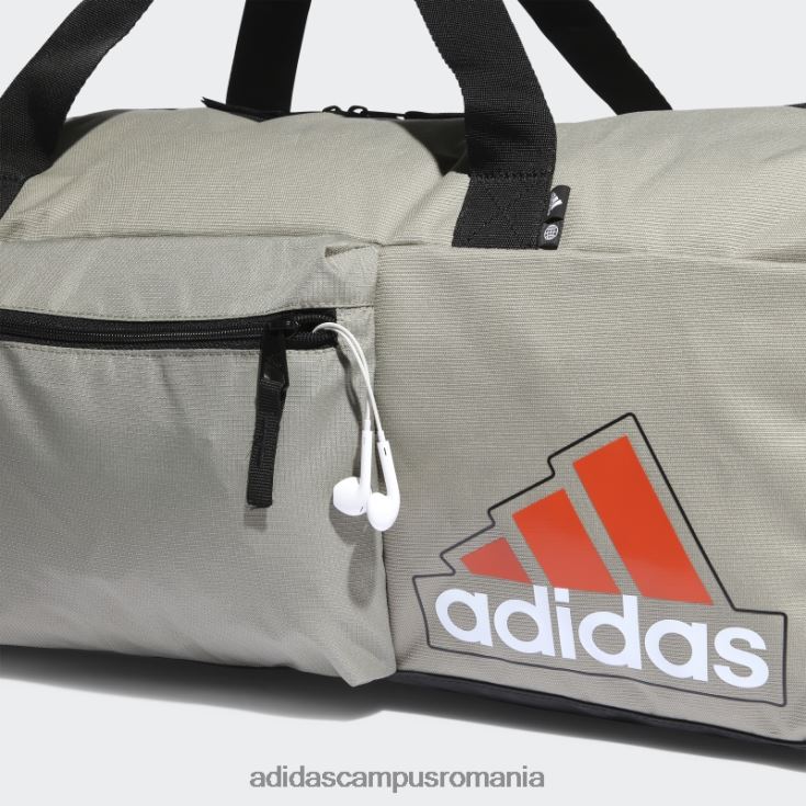 adidas campus romania Essentials geanta sezonieră duffel pebble mediu argintiu unisex pietriș argintiu/alb/roșu J266N216027