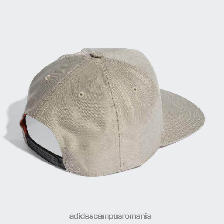 adidas campus romania șapcă cu logo snapback pebble argintiu unisex pietriș argintiu/negru J266N215484