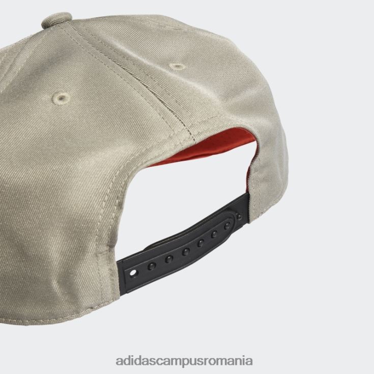 adidas campus romania șapcă cu logo snapback pebble argintiu unisex pietriș argintiu/negru J266N215484