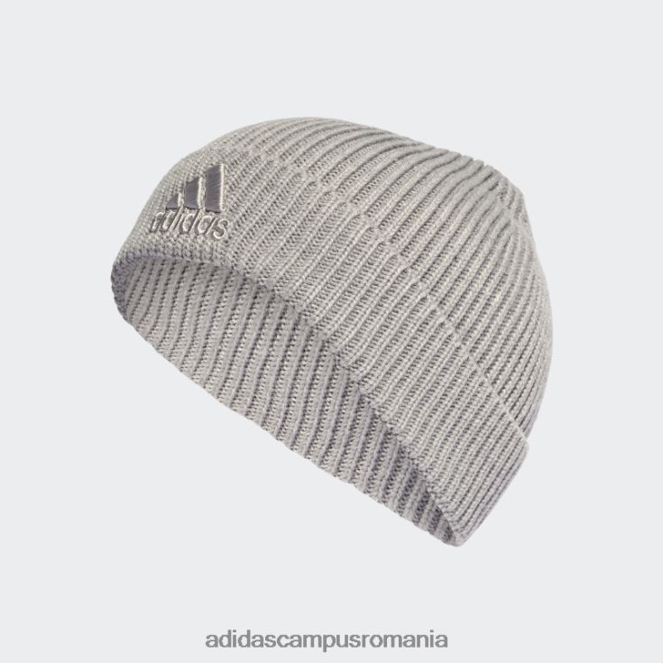 adidas campus romania beanie cu logo bicolor gri mediu unisex gri mediu/mgh gri solid J266N215433