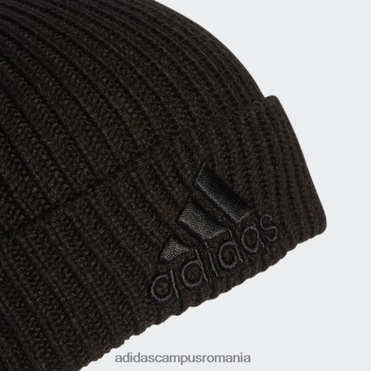 adidas campus romania beanie cu logo-ul bicolor negru adidas unisex negru J266N215444