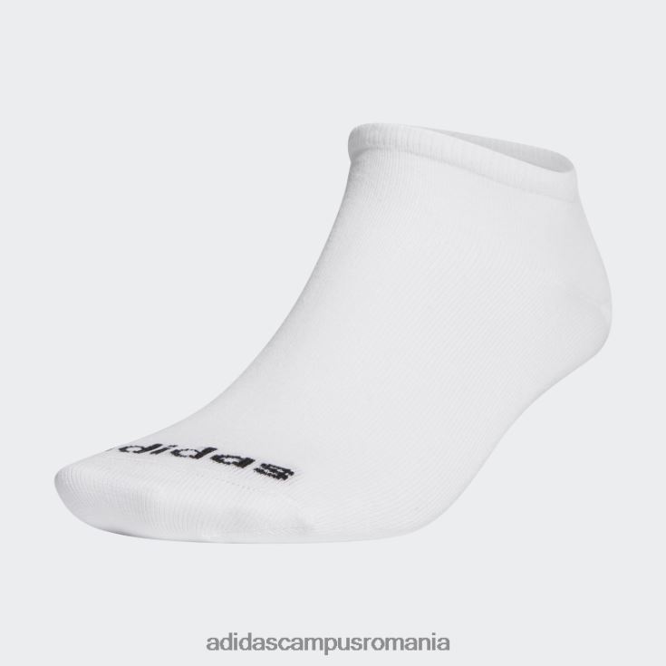 adidas campus romania ciorapi neprezentati 3 perechi negri unisex alb negru J266N215845