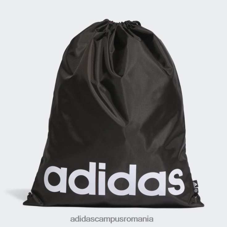adidas campus romania geantă de gimnastică neagră cu elemente esențiale unisex alb negru J266N215466