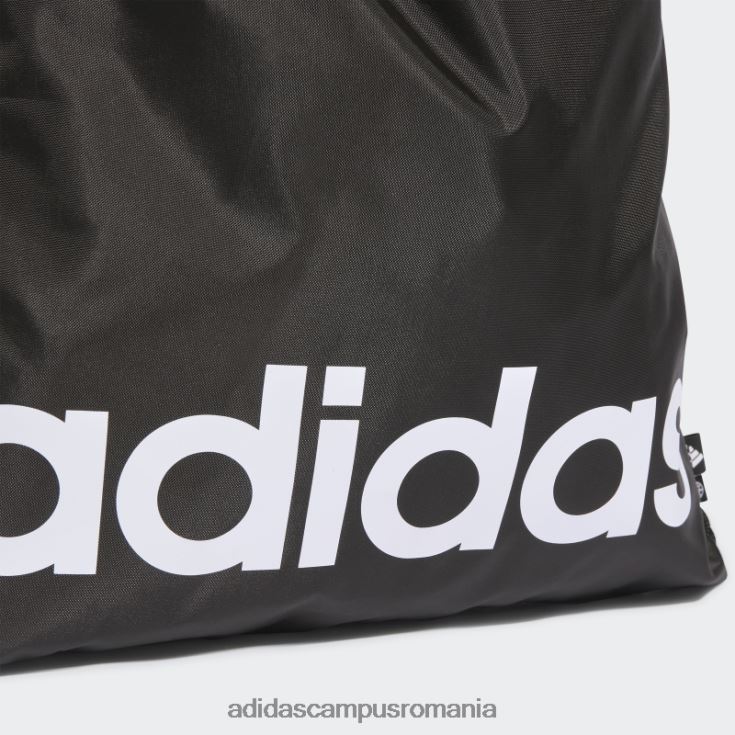 adidas campus romania geantă de gimnastică neagră cu elemente esențiale unisex alb negru J266N215466
