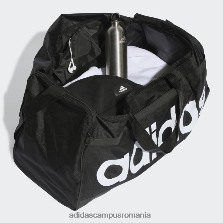 adidas campus romania geantă mare neagră essentials unisex alb negru J266N215497