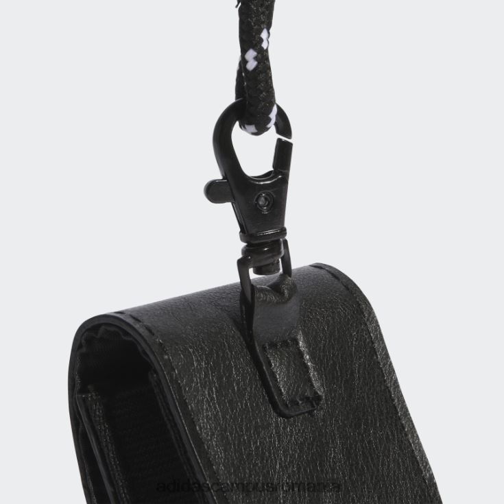 adidas campus romania geantă pentru căști minuscule, neagră unisex alb negru J266N215703