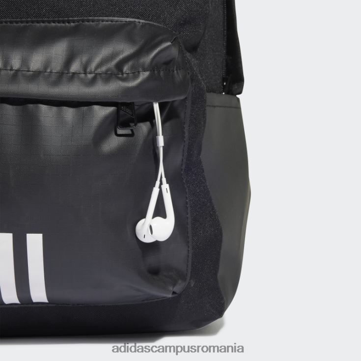 adidas campus romania insigna clasică a sportului rucsac cu 3 dungi negru adidas unisex alb negru J266N215738