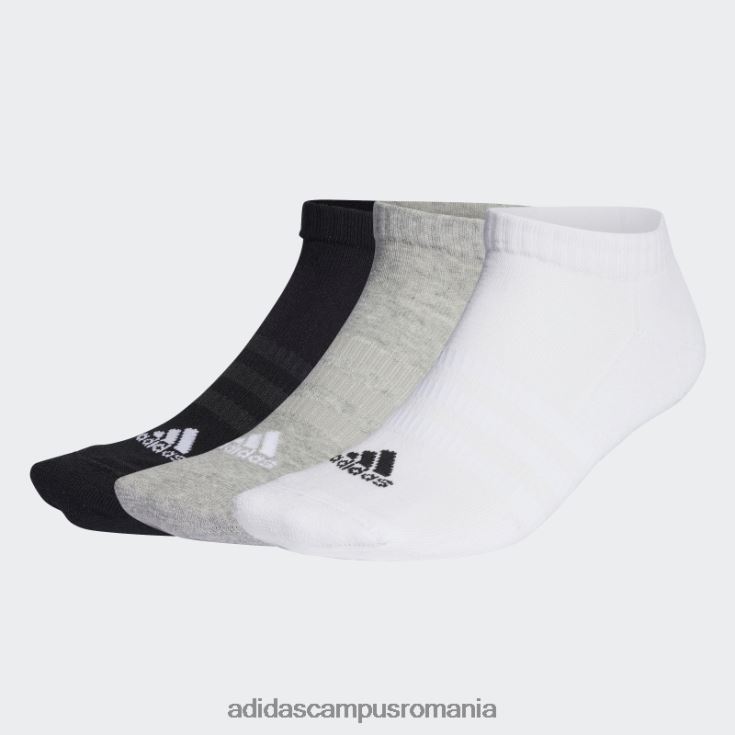adidas campus romania șosete decoltate cu perne 3 perechi adidas gri mediu unisex gri mediu/alb/negru J266N215360