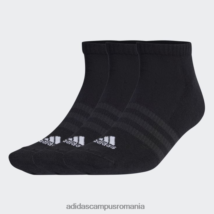 adidas campus romania șosete decoltate perneți 3 perechi alb unisex alb negru J266N215367