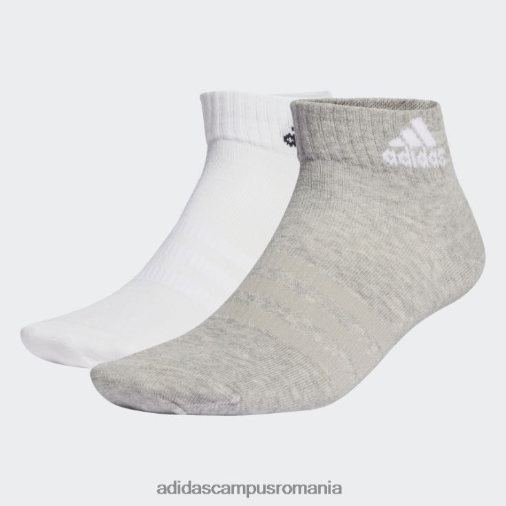adidas campus romania șosete gri mediu subțiri și ușoare îmbrăcăminte sport la gleznă 6 perechi adidas unisex gri mediu/alb/negru J266N215423