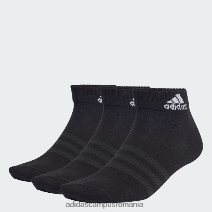 adidas campus romania șosete sport subțiri și ușoare 6 perechi negru unisex alb negru J266N215566