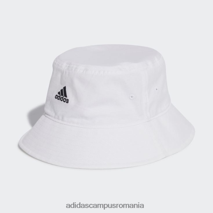 adidas campus romania pălărie clasică albă din bumbac unisex alb negru J266N215478