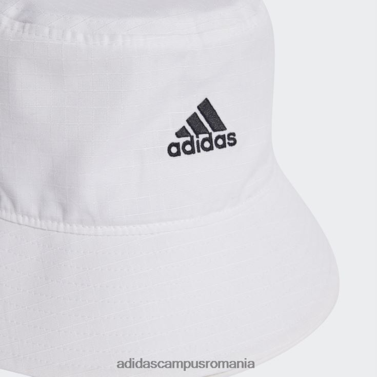 adidas campus romania pălărie clasică albă din bumbac unisex alb negru J266N215478