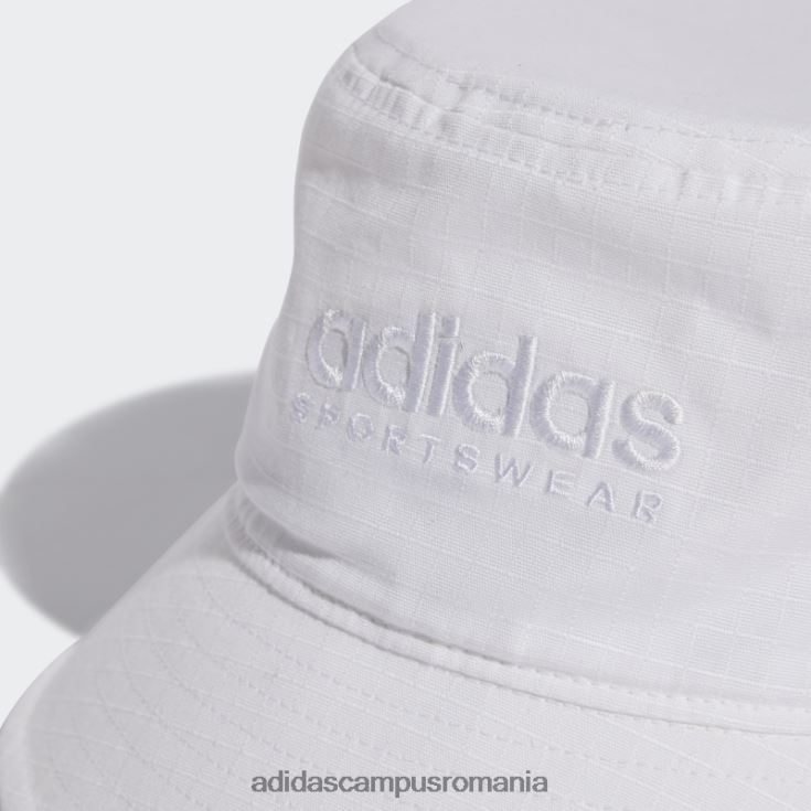 adidas campus romania pălărie clasică albă din bumbac unisex alb negru J266N215478