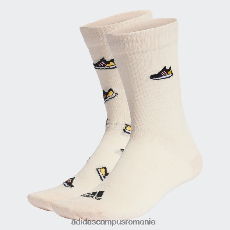 adidas campus romania pantof orange run x ultraboost love graphic socks 2 perechi adidas unisex portocaliu/roz fascicul J266N215429