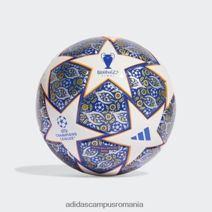 adidas campus romania alb ucl istanbul mini fotbal unisex alb/albastru/portocaliu/argintiu J266N216024
