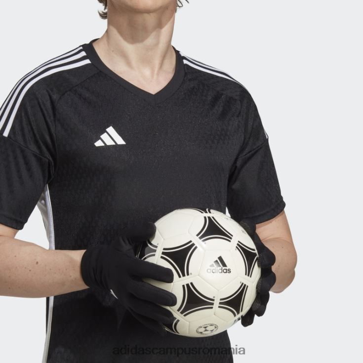 adidas campus romania mănuși de portar pentru jucător de teren din liga tiro neagră unisex alb negru J266N215502