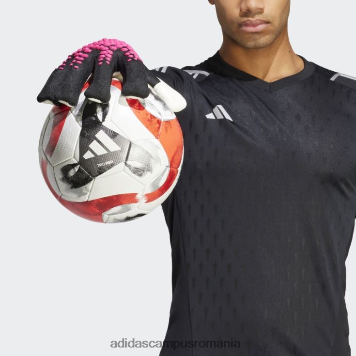 adidas campus romania mănuși de portar predator pro fingersave negre unisex negru/alb/roz J266N215421