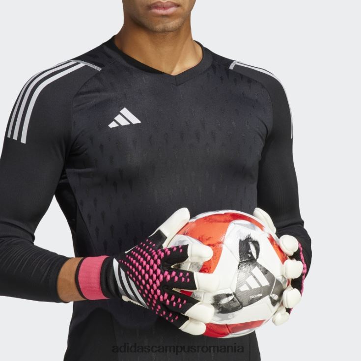 adidas campus romania manusi de portar neagra predator pro hibrid unisex negru/alb/roz J266N215467