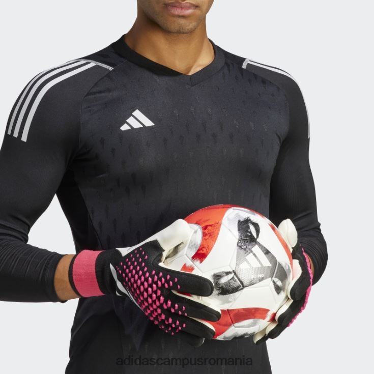 adidas campus romania manusi de portar neagra predator pro promo unisex negru/alb/roz J266N215532