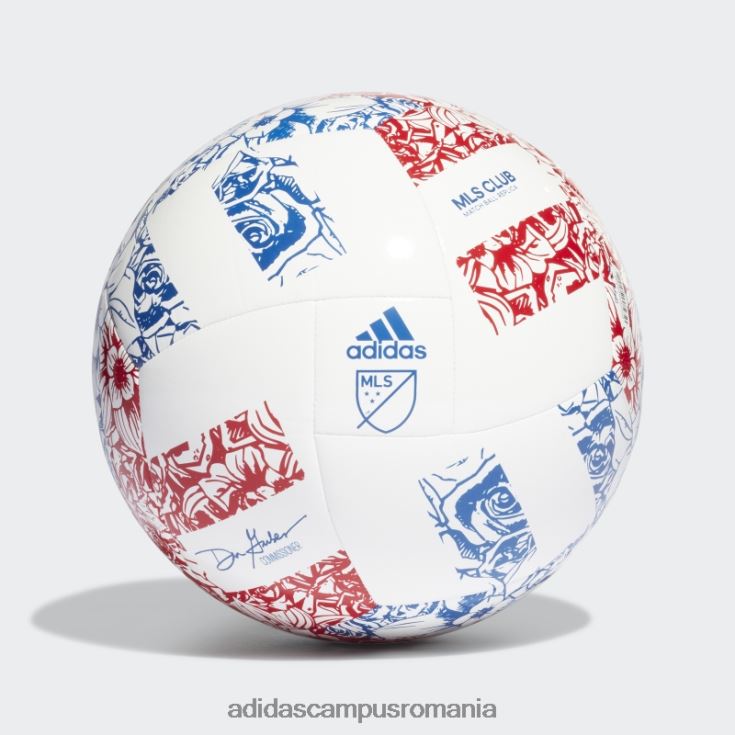 adidas campus romania minge club mls alb adidas unisex alb/albastru/rosu J266N28121