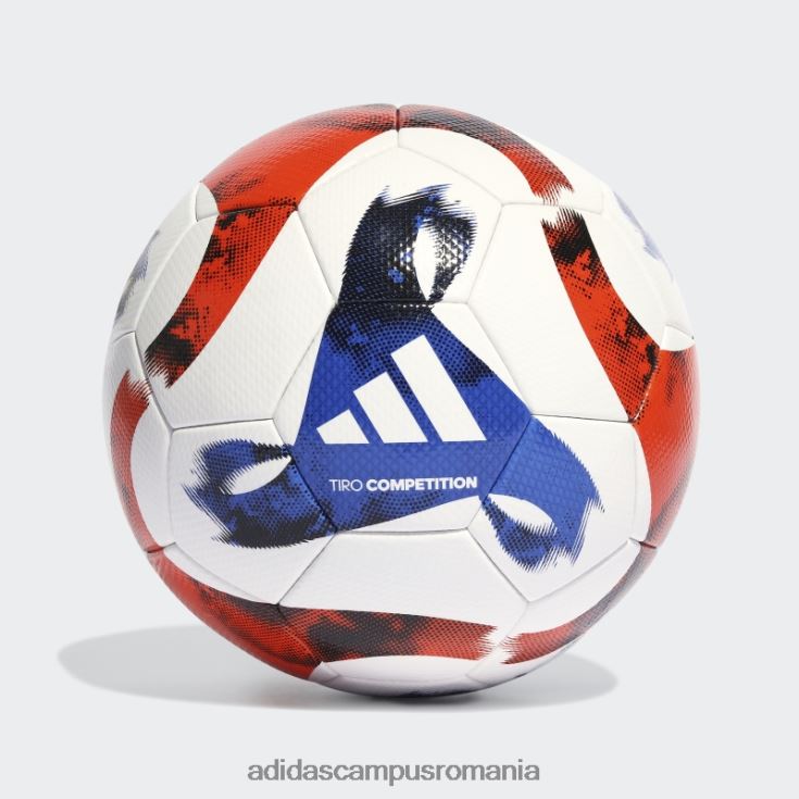 adidas campus romania minge de competiție tiro albă unisex alb/negru/portocaliu/albastru regal J266N21846