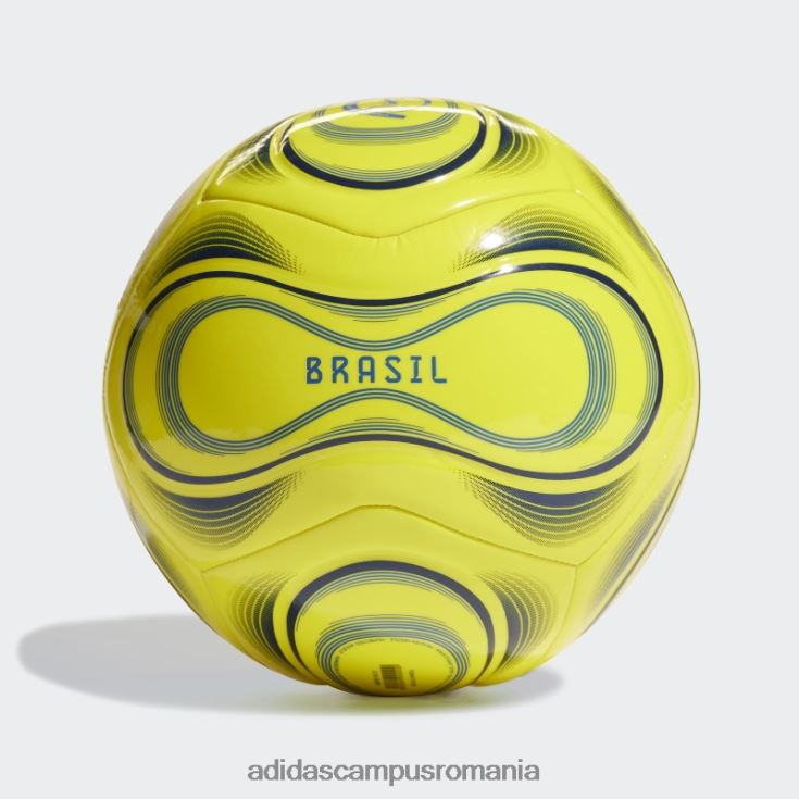 adidas campus romania minge galbenă a clubului brazilian unisex galben/albastru închis/albastru J266N28110