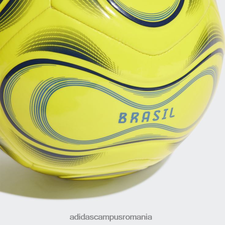 adidas campus romania minge galbenă a clubului brazilian unisex galben/albastru închis/albastru J266N28110