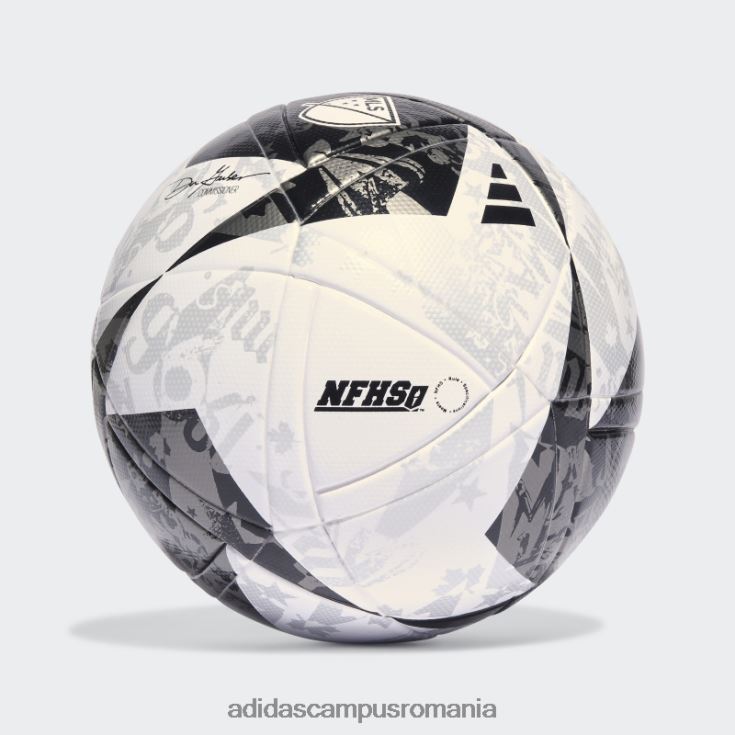 adidas campus romania mls league nfhs minge neagră unisex alb/negru/fier metalic J266N28160