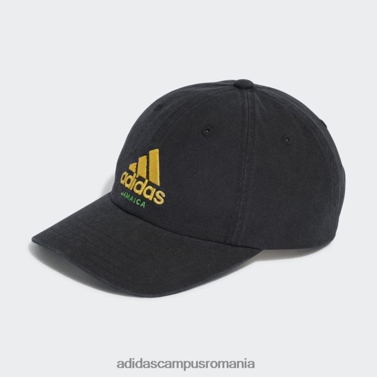 adidas campus romania pălărie de fotbal jamaica negru adidas unisex negru/auriu/verde J266N27734