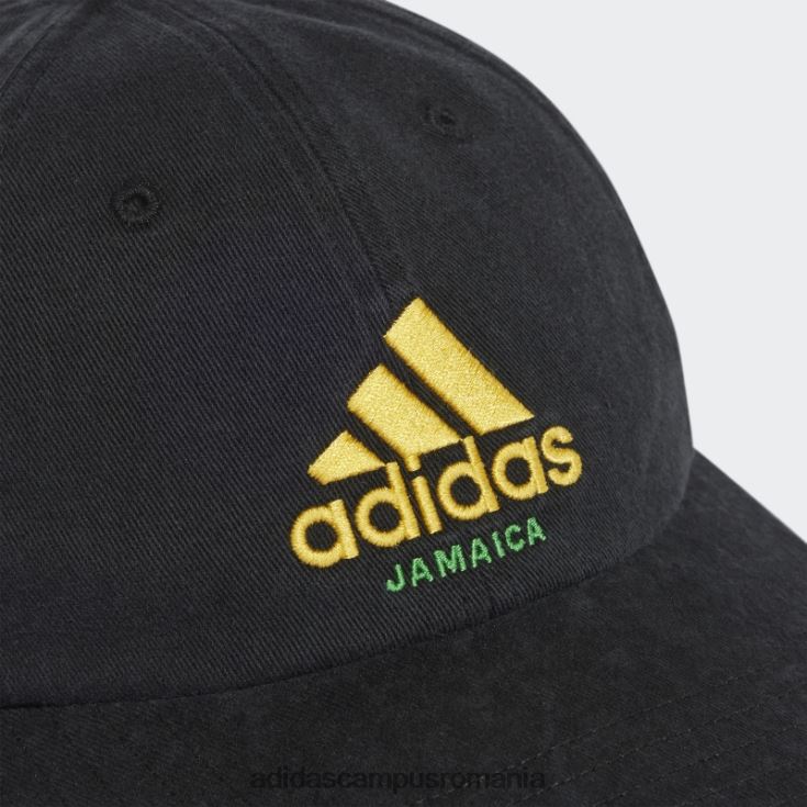 adidas campus romania pălărie de fotbal jamaica negru adidas unisex negru/auriu/verde J266N27734