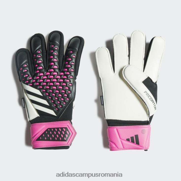 adidas campus romania predator match fingersave mănuși de portar negre unisex negru/alb/roz J266N215398