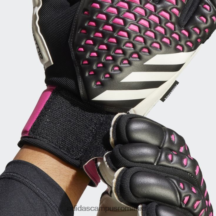 adidas campus romania predator match fingersave mănuși de portar negre unisex negru/alb/roz J266N215398