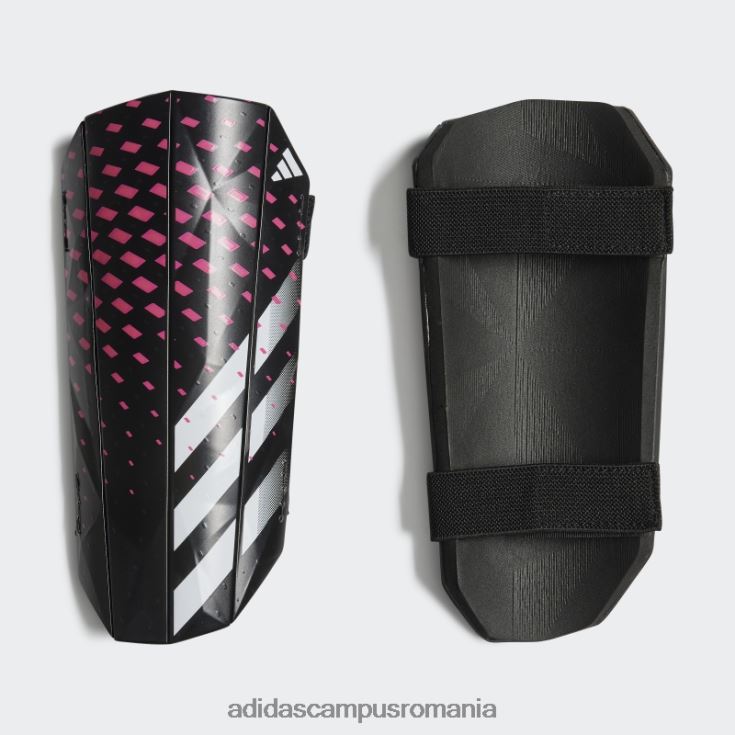 adidas campus romania tibie pentru antrenament de prădători negri unisex negru/alb/roz J266N28098