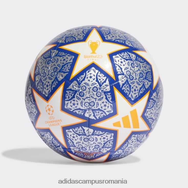 adidas campus romania ucl club istanbul fotbal argint unisex argintiu/alb/albastru/portocaliu J266N215332