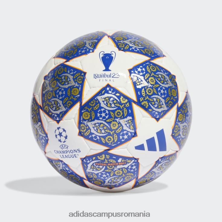 adidas campus romania ucl pro sala istanbul fotbal alb adidas unisex alb/albastru/portocaliu/argintiu J266N215696